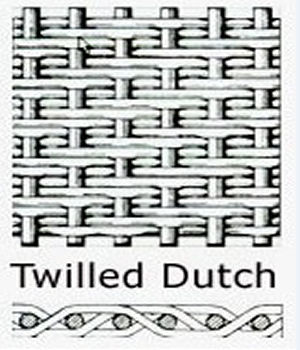 Stainless Steel Wire Mesh, twill dutch weave