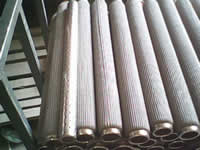 Stainless Steel Mesh Pleated Filter Element